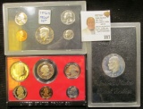 1972 S five-piece U.S. Proof Set; 1979 S U.S. six-piece Proof Set in original hard plastic cases & 1