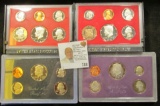 1981 S, 82 S, 83 S, & 84 S U.S. Proof Sets. All original as issued.