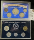 Americana Series Indian Head Cent, Liberty Nickel & Barber Dime, Quarter and Half Dollars & 1989 Eas
