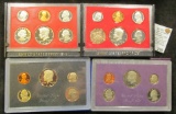 1981 S, 82 S, 83 S, & 84 S U.S. Proof Sets. All original as issued.