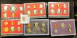 1979 S (no box), 80 S, 81 S, 82 S, 83 S, & 84 S U.S. Proof Sets. All original as issued.