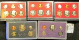 1980 S, 81 S, 82 S, 83 S, & 84 S U.S. Proof Sets. All original as issued.