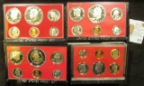 1976 S, 77 S, 79 S, & 80 S U.S. Proof Sets. All original as issued.