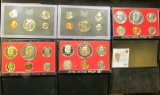1968 S Silver, 71 S, 76 S, 77 S & 79 S U. S. Proof Sets, all original as issued.