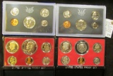 1968 S Silver, 71 S, 77 S & 79 S U. S. Proof Sets, all original as issued.
