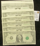 Series 1981 U.S. One Dollar Federal Reserve Notes, CU in Sequential order # K01223201B thru K0122325