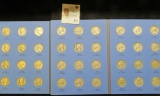 Number Two Complete Set of Washington Quarters in a blue Whitman folder Collection 1946 to 1959