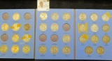 No. 9021 blue Whitman folder containing a partial Set of Walking Liberty Half Dollars 