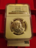 1963 D Franklin Half Dollar NGC slabbed MS 63 FBL