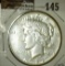 1928 S Scarce Date U.S. Peace Silver Dollar.