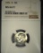 1951 D Roosevelt Silver Dime, NGC slaqbbed MS 66 FT.