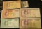 10, 20, 50, & (2) 100 Tugrik (Tögrög) 2011-2016 Mongolian Paper Money Banknotes, all Crisp Uncircula