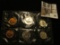 1955 Set in Cellophane: Contains 1955 D & S Cent, 1955 D Nickel; 1955 D & S Roosevelt Dimes; & 1955