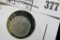 1861 Silver Three Cent Piece