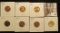 1935 S, 37 P, 38 P, 39 P, 40 P, D, & S Lincoln Cents, all Brilliant Uncirculated.