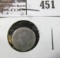 1852 Silver Three Cent Piece