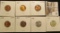 1935 S, 37 P, 38 P, 40 P, 41 P, 43 P, & D Lincoln Cents, all Brilliant Uncirculated.