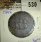 1792 British Condor Token Halfpenny With Liverpool On The Front