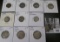 Group of Canada Coins, all carded and ready for sale, silver included: 1963 Cent; 1953, 1961, & 1962