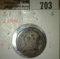 1828 Half Cent, 12 Stars, G value $50