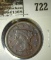 1848 Large Cent, VG, VG value $25