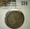 1850 Large Cent, G, G value $20