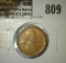 1918-S Lincoln Cent, AU, AU value $32