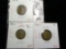 Group of 3 Lincoln Cents, 1924 VF+, 1924-D G obv spot (tough date!) & 1924-S VG, group value $38+