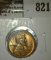 1931 Lincoln Cent, AU58, value $20