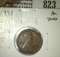 1933 Lincoln Cent, AU toned, AU value $13