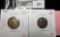 Group of 2 Lincoln Cents, 1935 UNC toned & 1936 BU toned, group value $13