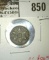 1860 3 Cent Silver, type 3, F/VF, nice, original example, F value $50, VF value $60