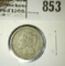 1867 3 Cent Nickel, VG, value $20