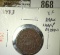 1883 Shield Nickel, XF dark, sharp details, XF problem-free value $65