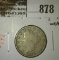 1887 V Nickel, VG/F, 