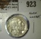 1926 Buffalo Nickel, AU, full horn with luster, value $20