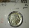 1937 Buffalo Nickel, BU, value $40