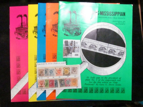 (4) different 1991 Issues "The Trans-Mississippian Journal of the Trans-Mississippian Philatelic Soc