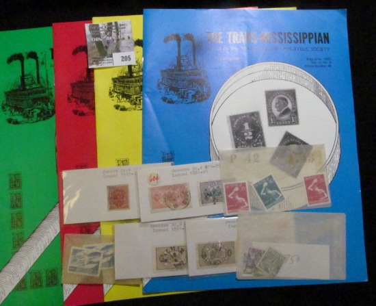 (4) different 1990 Issues "The Trans-Mississippian Journal of the Trans-Mississippian Philatelic Soc