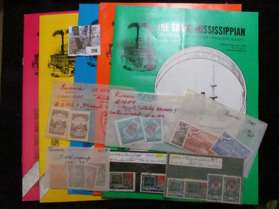(5) different 1993 Issues "The Trans-Mississippian Journal of the Trans-Mississippian Philatelic Soc