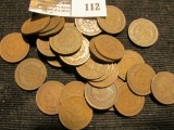 (31) Old circulated Indian Head Cents.