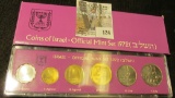1972 Israel 24th Anniversary Official Mint Set in original box of issue.