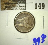 1858 U.S. Flying Eagle Cent.