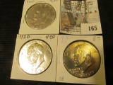 1973 P, D, & 76 P Type One Eisenhower Dollars. All BU.