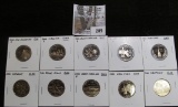 (2) Five-piece Sets of 2000 S & 2001 S Statehood Proof Quarters, all carded.