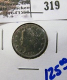1883 V Nickel With Cents