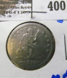 1855 P Seated Liberty Quarter With Arrows