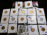 Wheat And Memorial Cent Lot Including Proofs And Some Bright Red Ones