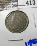1910 V Nickel With Full Liberty In Her Tiara