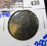 1800 Over 1798 Draped Bust Large Cent